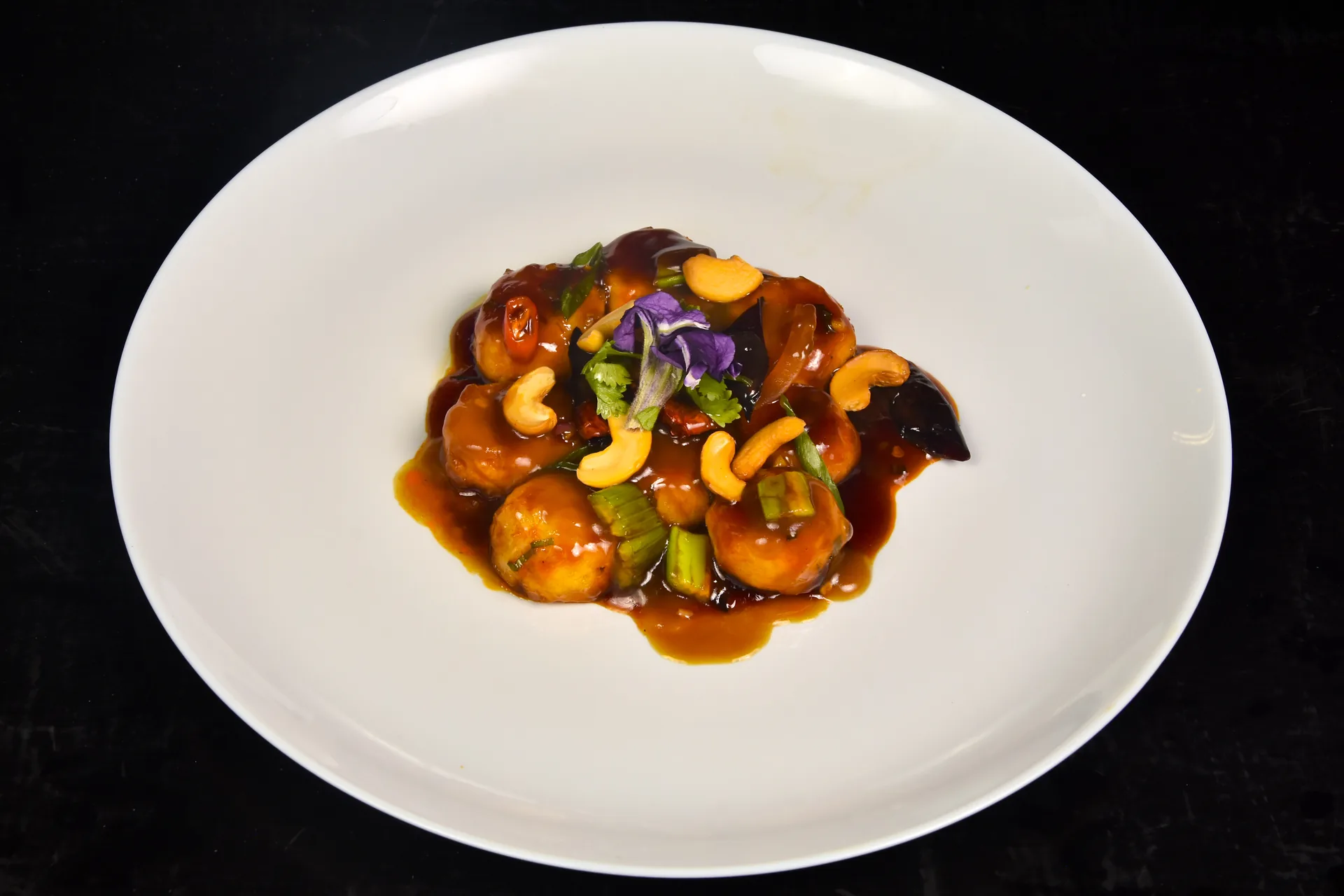 Water Chestnut with Plum Sauce